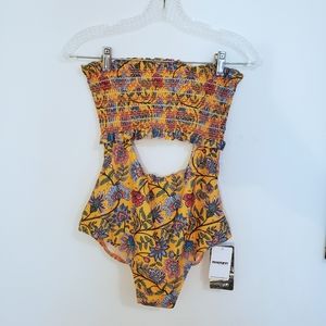 Ribbed One Piece Swimsuit- Zoe Saffron